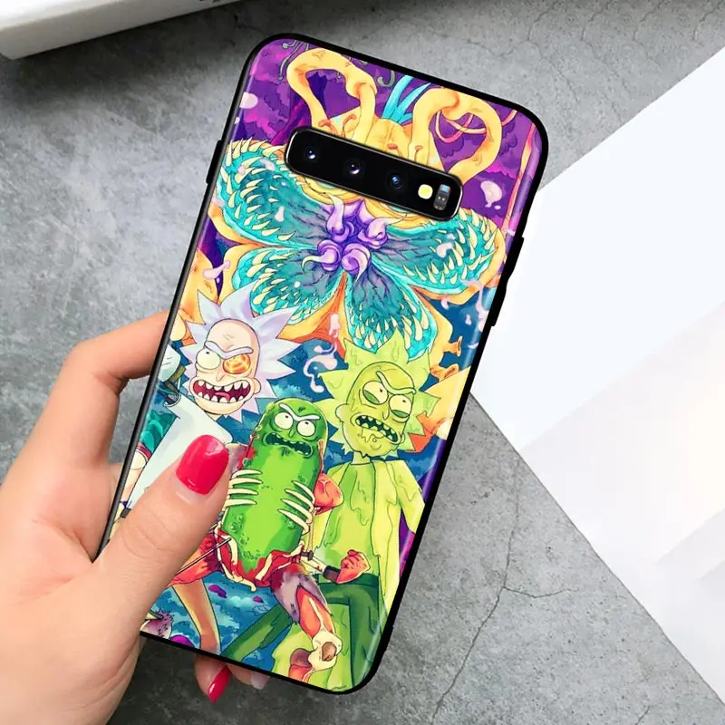 

Ricks Anime Mortys for Samsung Galaxy S21 Note 20 S20 FE Lite Ultra 10 9 8 Pro S10E S10 5G S9 S8 S7 S6 Plus Phone Case