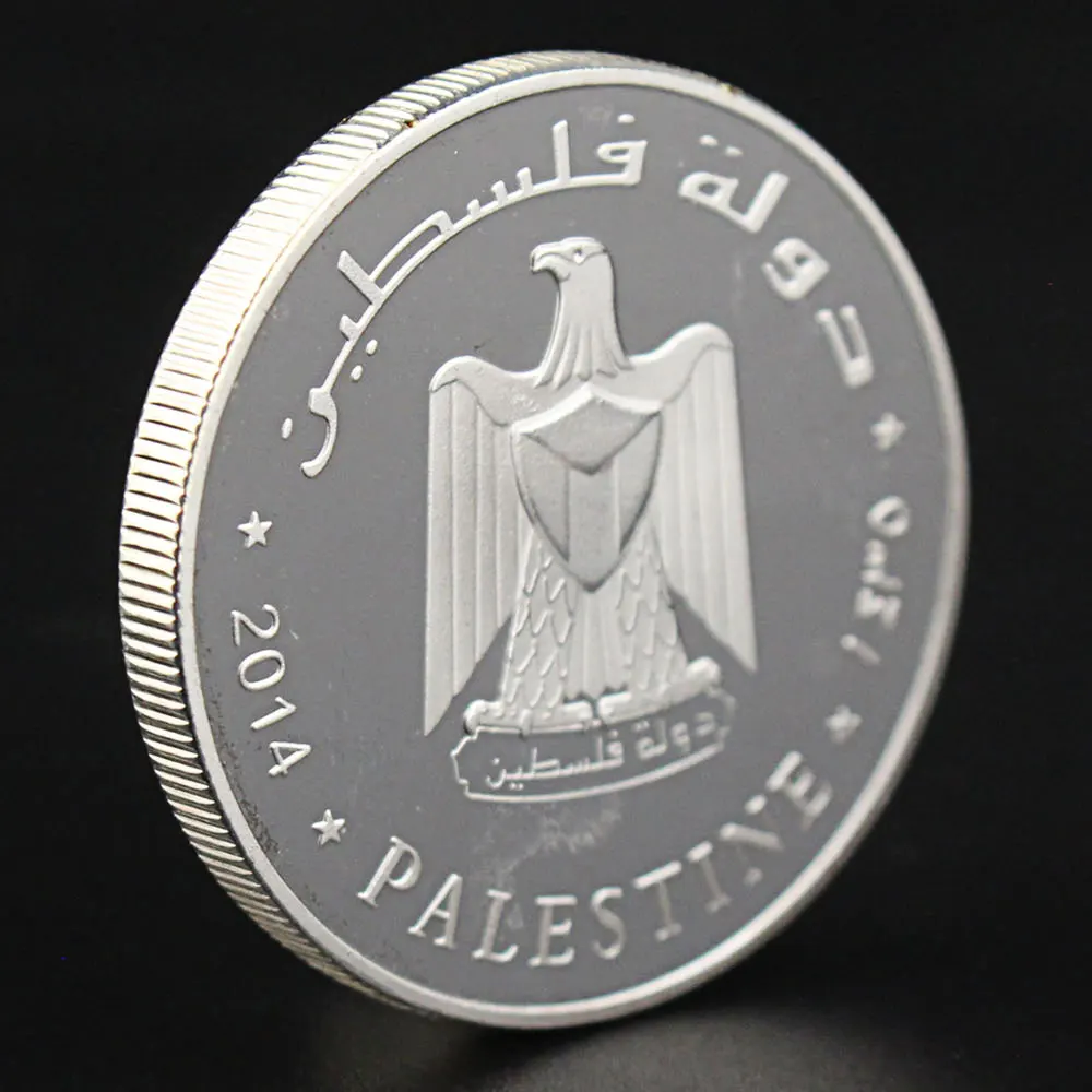 Купол скалы коллекционная Посеребренная сувенирная монета памятная | Дом и сад