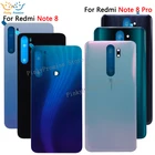 Задняя крышка для Xiaomi RedMi Note 8, стеклянный корпус аккумулятора для Xiaomi RedMi Note8, Note 8 Pro, задняя крышка
