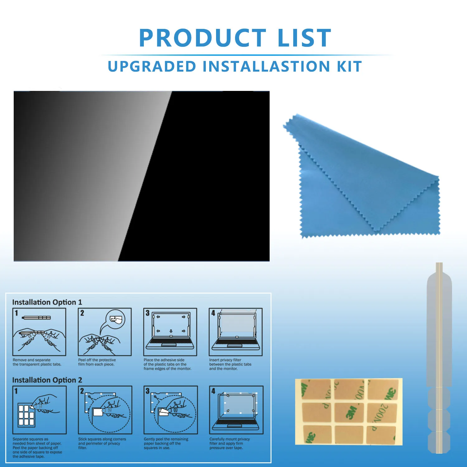Антибликовая Защитная пленка для экрана 15 6 дюйма с фильтром широкоформатного