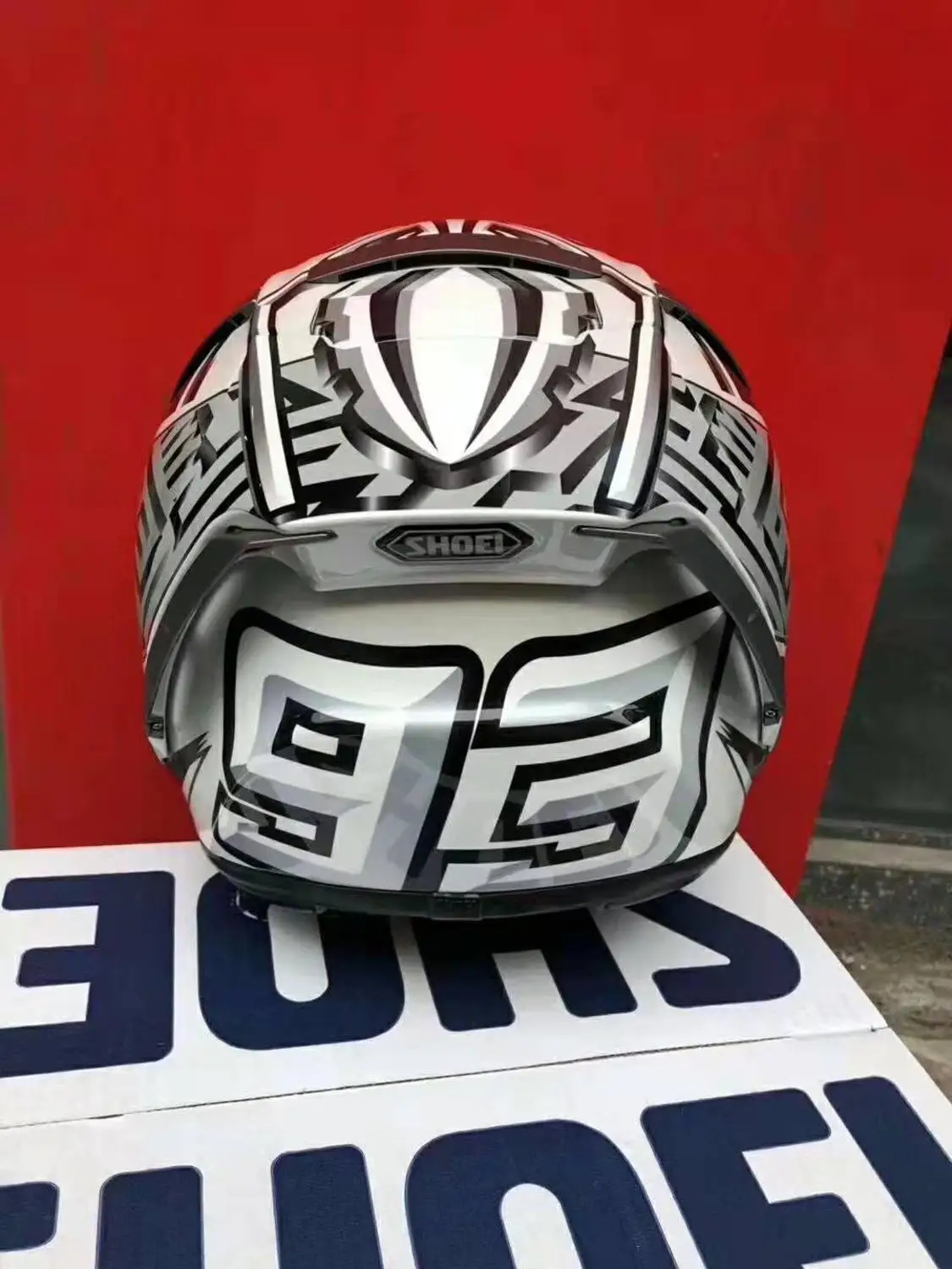 Мотоциклетный шлем ECE dot X14 x четырнадцать полностью закрытый черный и белый |