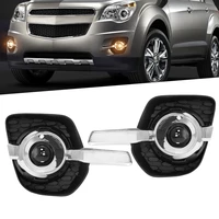 led drl fog lights day for chevrolet equinox 2010 2011 2012 2013 2014 2015 daytime running lamp wires switch waterproof