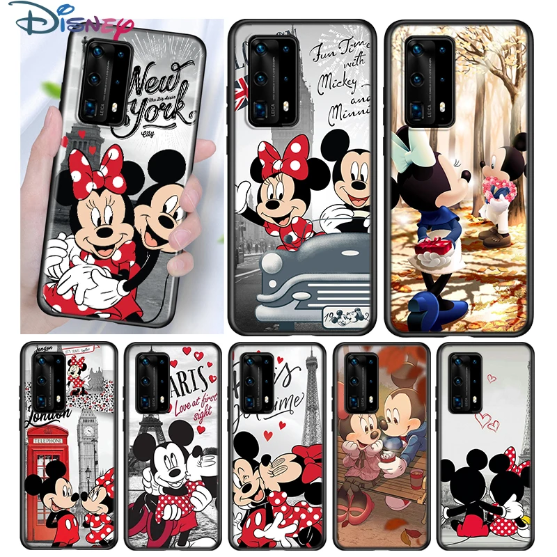 С Микки и получайте удовольствие от силиконовая крышка для Huawei P40 P30 P20 Pro P10 P9 P8 Lite E