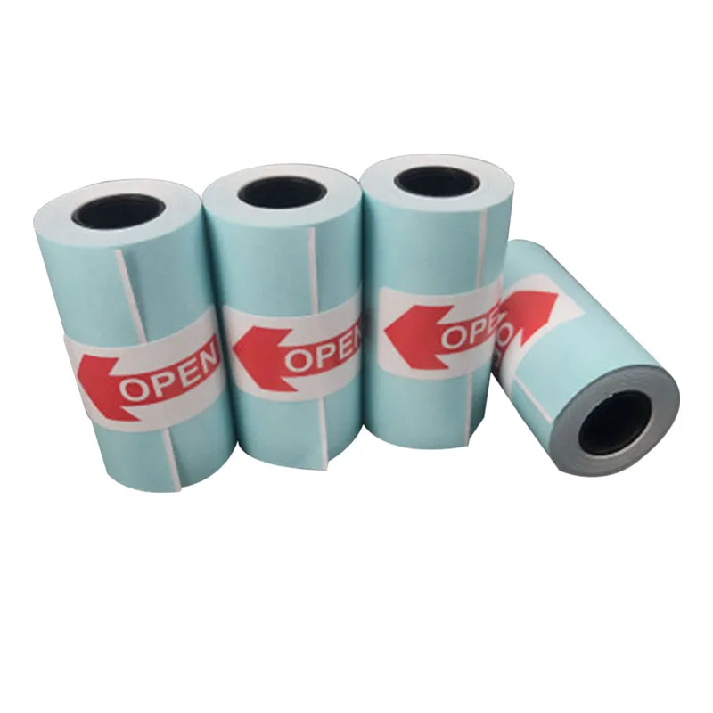 3 рулона термобумаги мини Карманный фотопринтер бумага самоклеящаяся рулон