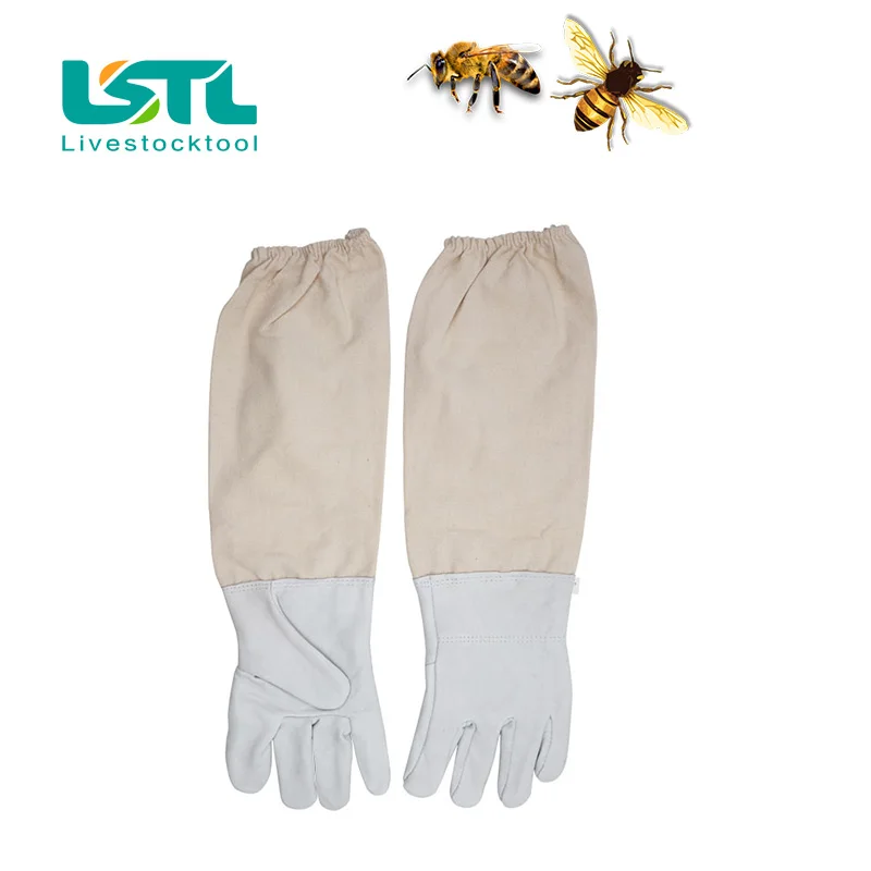 Перчатки для пчеловодства защитные рукава проветриваемые профессиональные