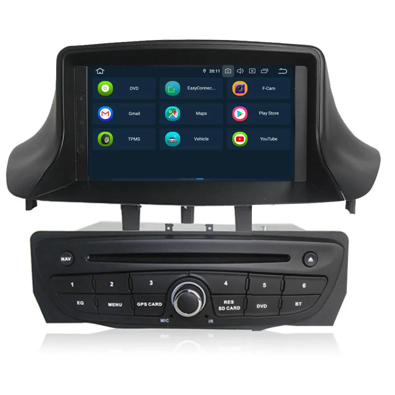 COIKA 7 &quotAndroid 9 0 система автомобильный DVD мультимедийный плеер для Renault Megane 2009 2016 с 4 +