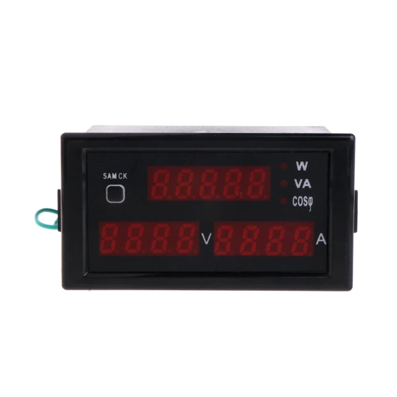 72XD Digital Voltmeter Ammeter AC 80~300V Voltage Current Power Meter Tester Pannel Volt Amp Watt Gauge LCD Display for Home