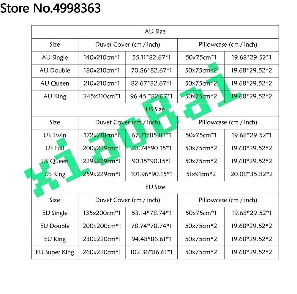 Набор пододеяльников с голубым океанским пейзажем Комплект постельного белья 3D