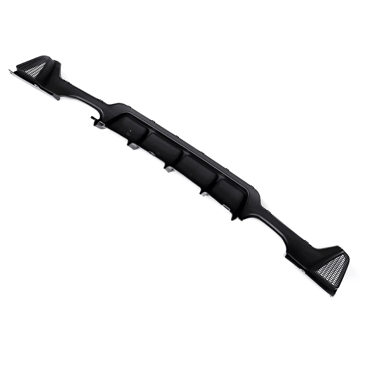 Четыре выхода углеродного волокна стиль диффузор губа на задний бампер