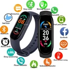 2021 Смарт-часы M6 для мужчин и женщин Bluetooth Смарт-часы с пульсометром фитнес-трекер спортивный браслет для часов Apple Xiaomi Android