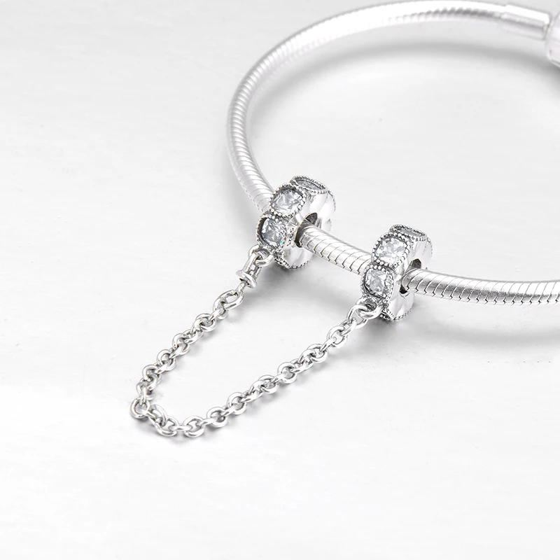 Бусины-шармы из серебра 100% пробы с фианитами | Украшения и аксессуары