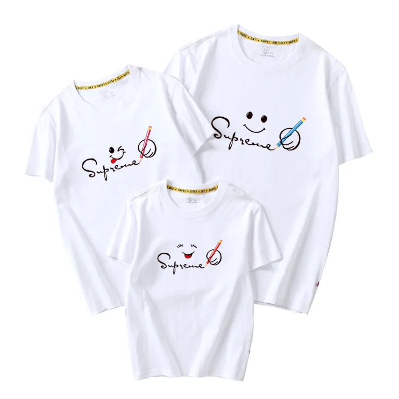 Футболка с надписью MOM and Me для родителей и детей | Мать ребенок