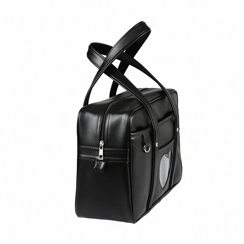 

Japanese Lolita Heart JK School Uniform Bags Women Student PU Handbag Cosplay Anime Shoulder Bag