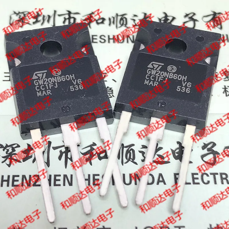 Оригинальный Новый/2 шт./GW20NB60H STGW20NB60H TO 247 600V 20A|Транзисторы| |