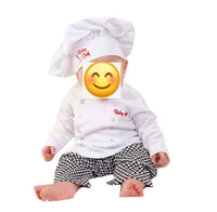 baby boy girl carnival cook chef cosplay costume baby halloween kitchen cook chef uniform t shirt pants hat photography outfits