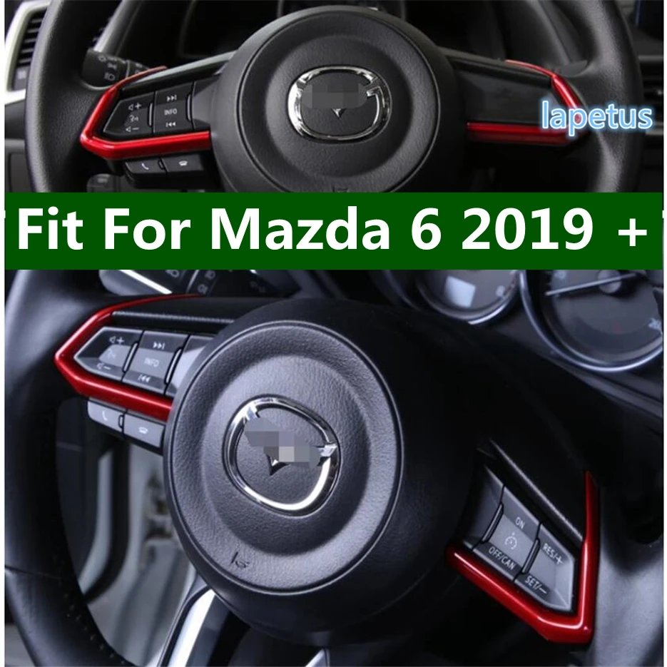 

Lapetus Steering Wheel Strip Decoration Cover Trim For Mazda 6 2019 - 2021 Red / Matte / Carbon Fiber Look Interior Accessories