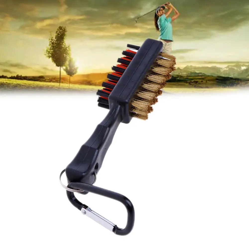 

Golf Club Double-sided Brush Cleaning Brush Ball Head Brush Groove Club Head Iron Cleaning Tool Cleaning Accessories P2M2