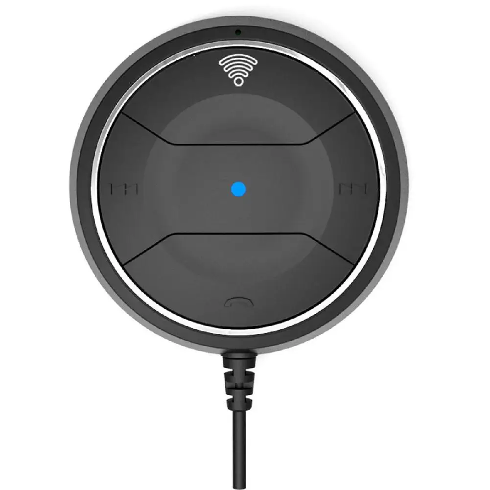 JRBC01 Bluetooth 4,0 Hands Free автомобильный комплект с функцией NFC+ 3,5 мм вспомогательный приемник Музыка Aux Громкая связь 2.1A USB Автомобильное зарядное устройство r20