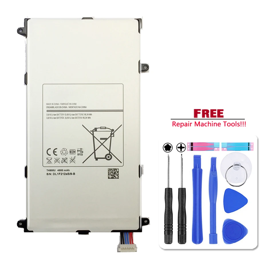 For Samsung Galaxy Tab Pro/S 8.4/Nexus 10 GT-P8110 P8110 SM T325 T320 T700 T705 Bateria T4800E EB-BT705FBE Tablet Battery