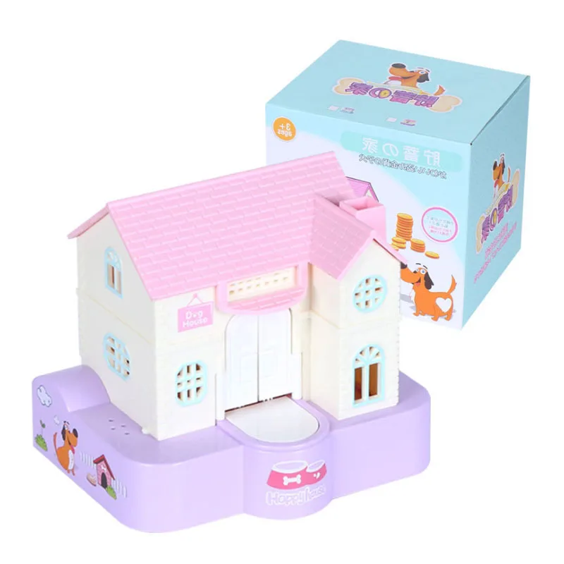 Копилка Lucky Dog копилка для кражи денег щенка еды электрическая музыкальная