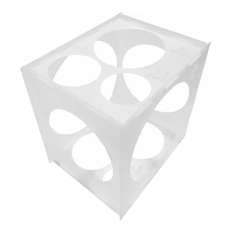 

11/18 Holes Balloon Sizer Box Make Wedding Party Balloon Size Measurement Tool