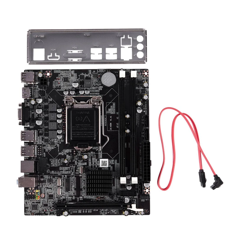 H55 LGA 1156 гнездо для материнской платы LGA 1156 мини ATX Рабочий стол изображения USB2.0 SATA2.0 двухканальный 16G DDR3 1600 для Intel