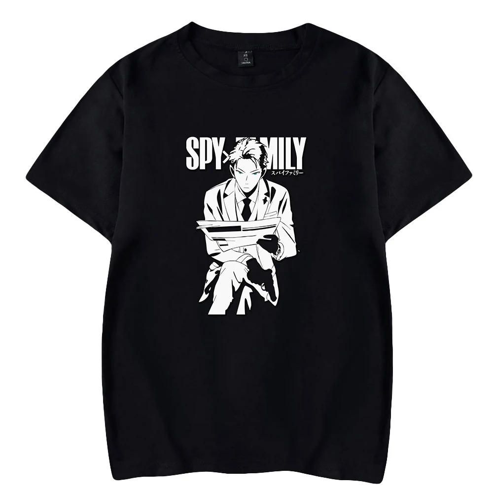 

Футболки SPY×FAMILY с принтом для женщин/мужчин, летние футболки с коротким рукавом, лидер продаж, Повседневная Уличная одежда, футболки в стиле ...