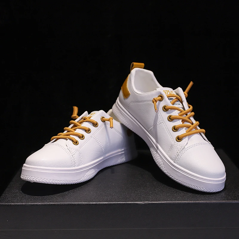 Женские кроссовки Повседневная Удобная дышащая обувь белого цвета на плоской