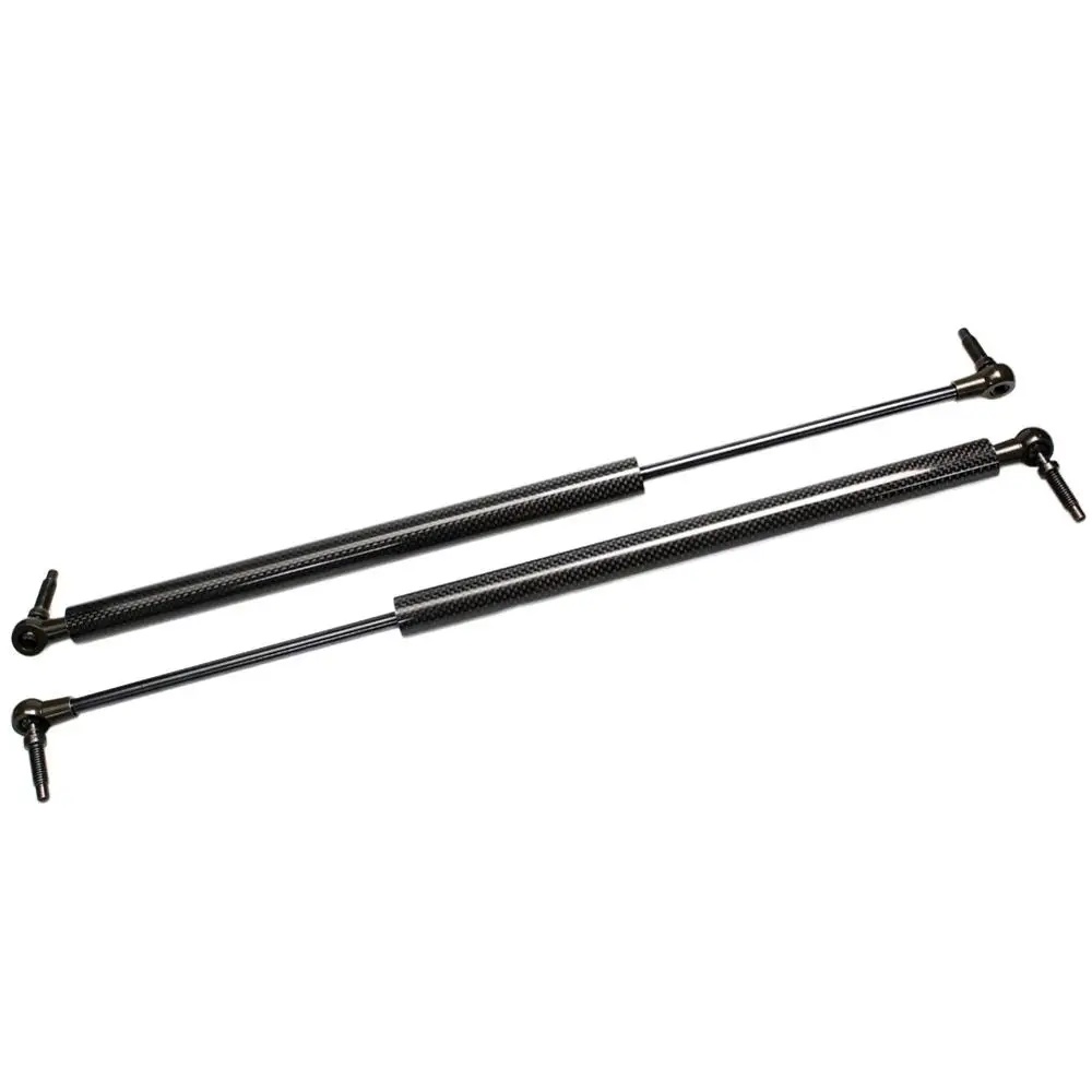 Black Carbon Fiber 2x задний люк багажника Boot Lift поддерживает газовые стойки для Honda Civic 1992-1993 1994 1995 1995 fit 3 двери хэтчбек 74820SR3003 - Цвет: Black Carbon Fiber