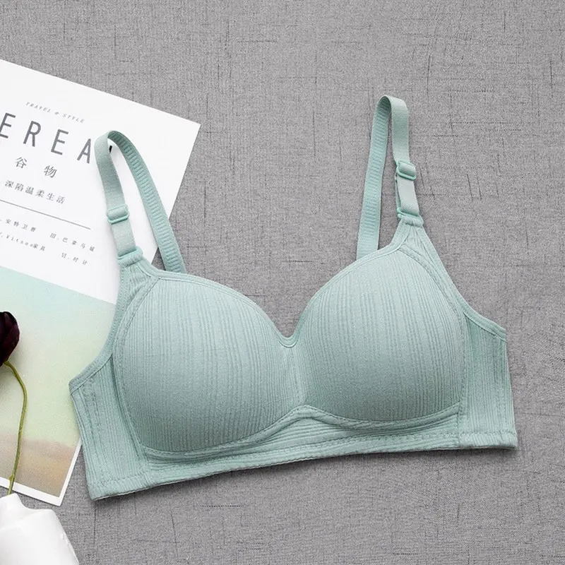 

Sexy Deep U Bras For Women Push Up Lingerie Seamless Wireless Bralette Fashion Comfortable Brassiere Female Underwear Intimates