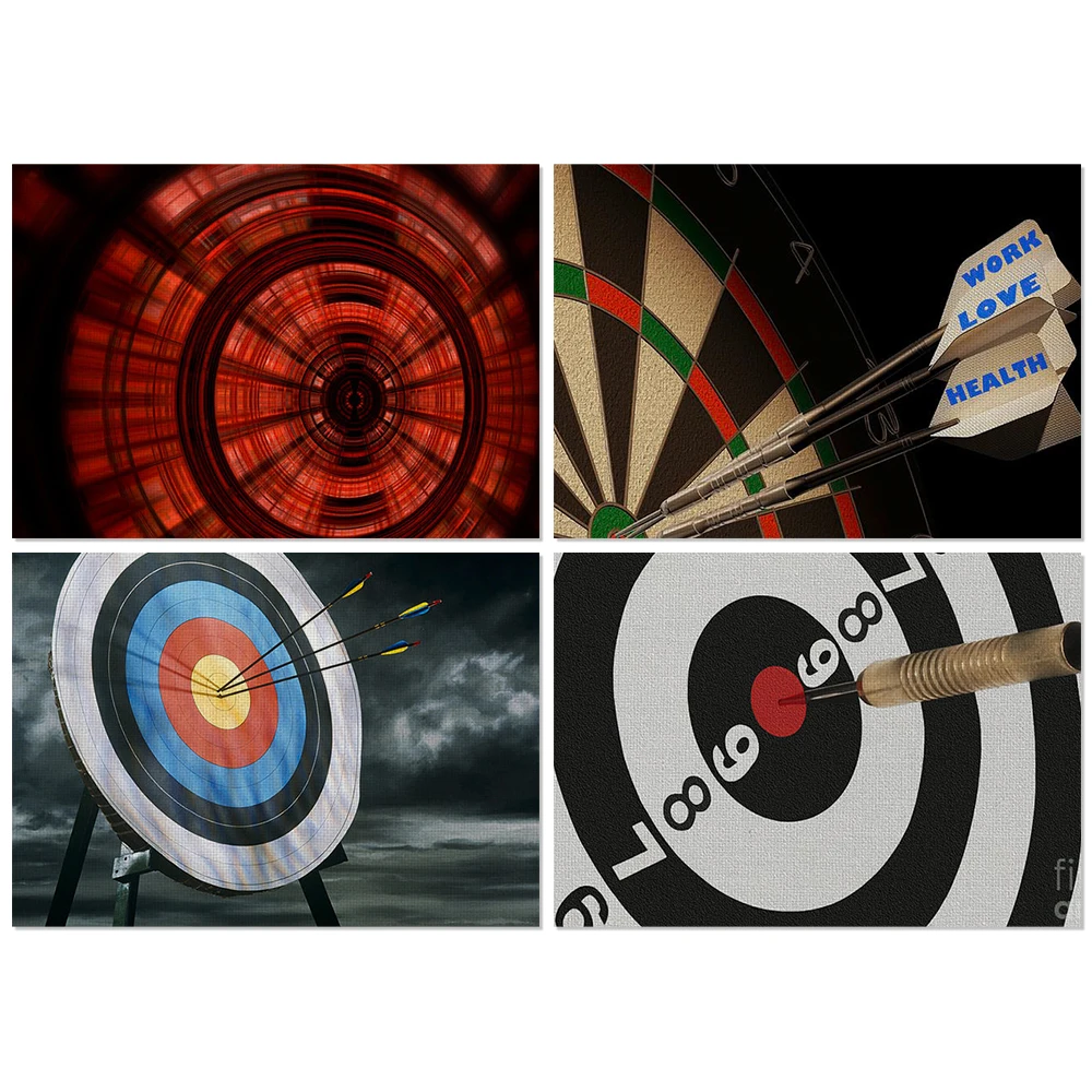 TTLIFE Креативный дизайн Дартс фото коврик для обеденного стола домашнего декора