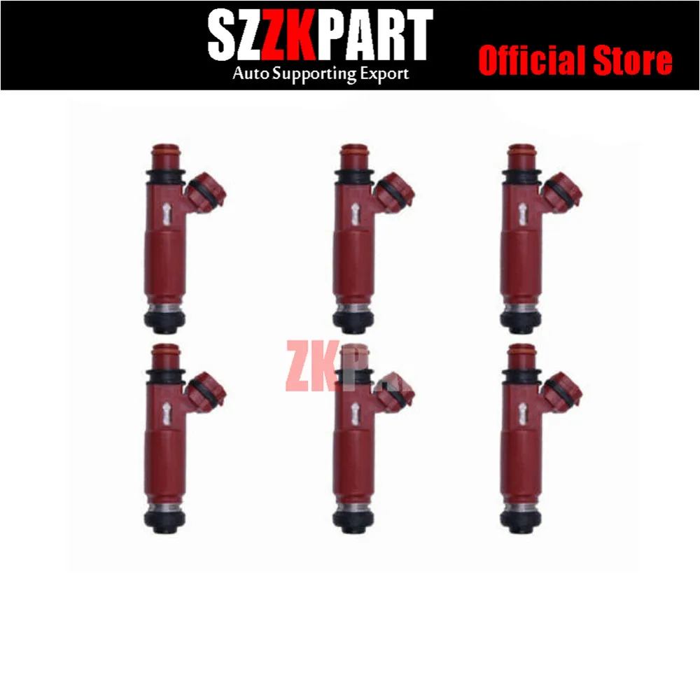 

6pcs Fuel Injector Nozzle OE 195500-3970 For Mitsubish Montero 3.5L V6 2001-2002 MD357267 FJ943 4G1725 Gasoline New Brand