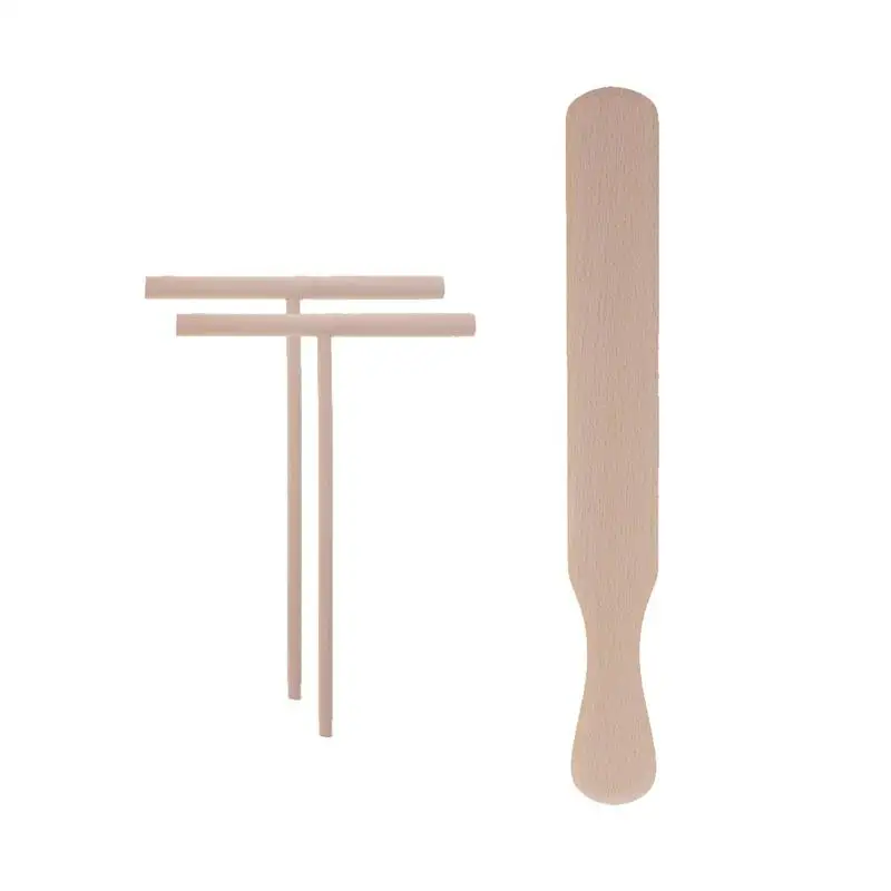 3 шт. набор креповых расширителей и шпателей деревянный портативный шпатель