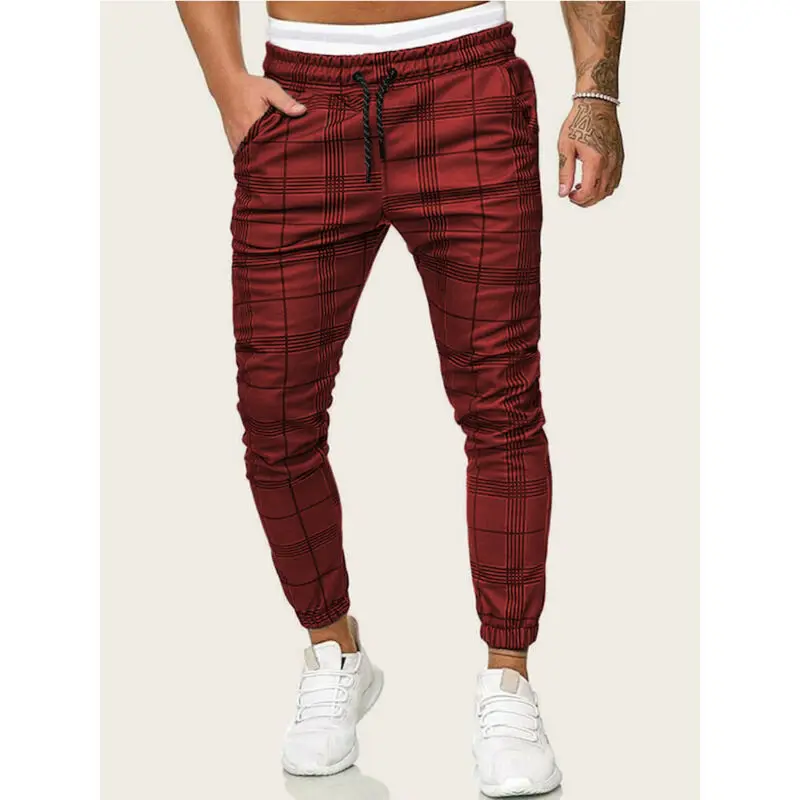 

2020 HOT Autumn Winter New Fashion Men Casual Gym Long Sport Pants Slim Fit Trousers Running Joggers Gym Sweatpants Plus Size