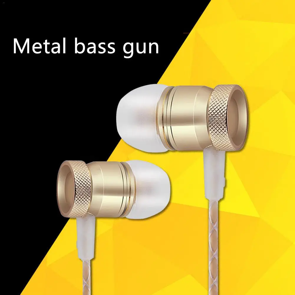 ET10 Проводные Hi-Fi наушники металлические со змеиной нитью тяжелые басы управление