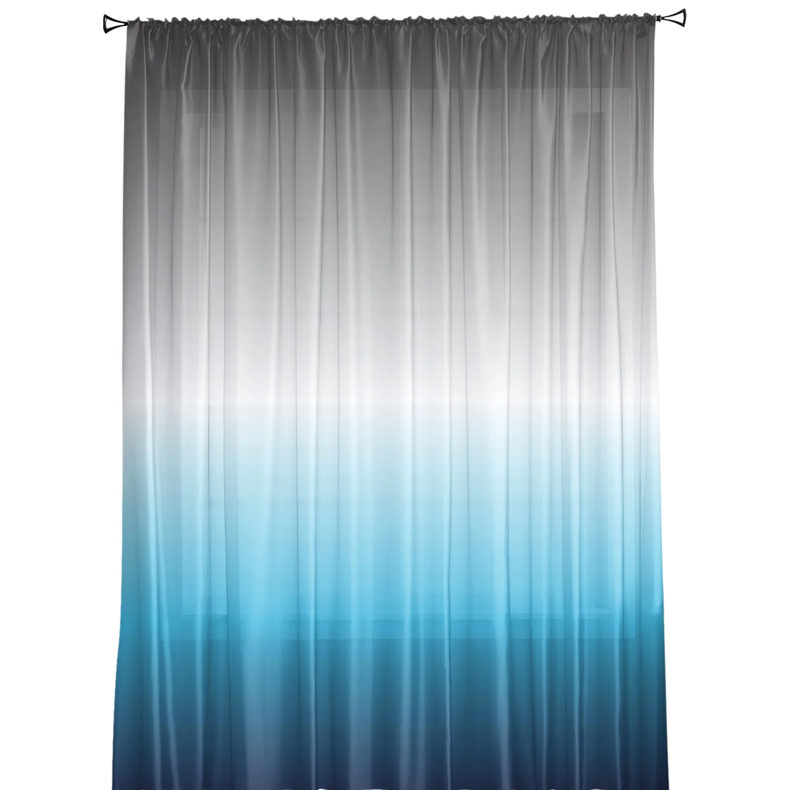 gradiente para sala de estar cozinha cortina