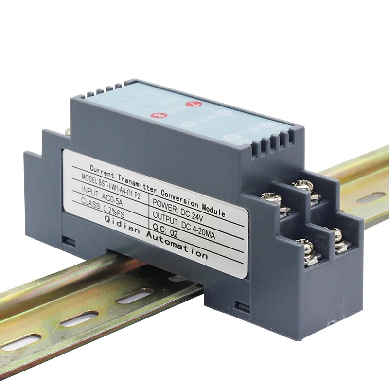 AC Voltage Transmitter Sensor Transducer AC 5V 100V 220V 380V 465V 1000V input 4-20mA 0-10V Output Signal Monitoring Sensor