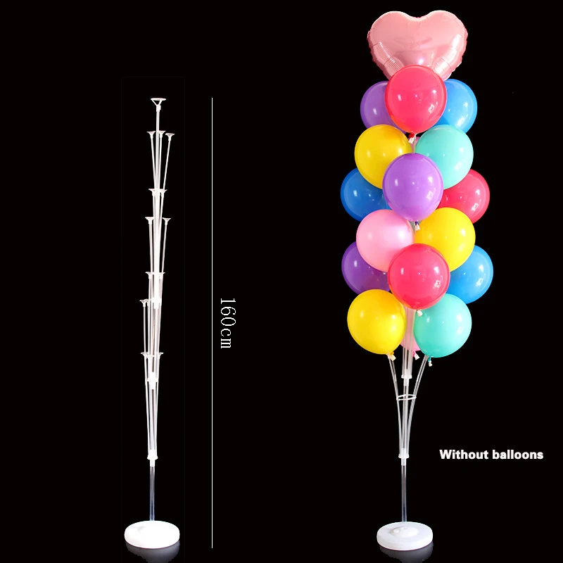 1 Набор надувной стоячий воздушные шары держатель для шарика Колонка конфетти