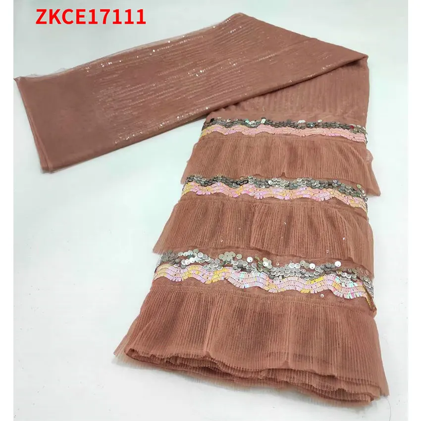 Низкая цена африканская кружевная ткань с блестками из Анкары популярная