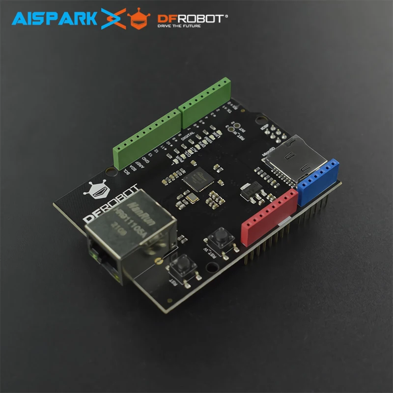

Aispark DFRduino Ethernet щит V3.0 - W5100S (поддержка Mega и Micro SD)