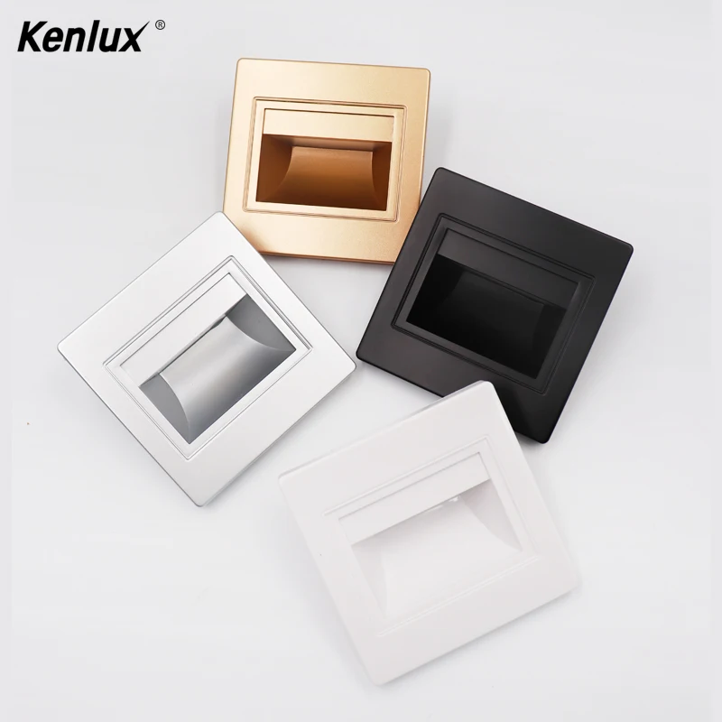 Освещение для внутренней лестницы 2 5 Вт квадратный 86 мм светодиодный светильник