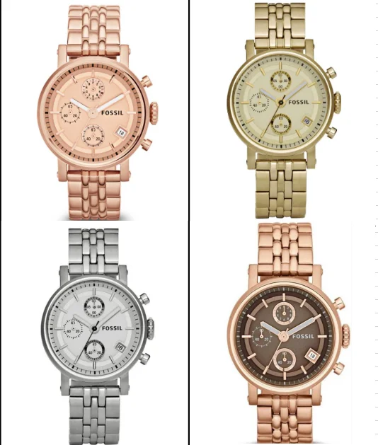 

Fossil Women's Watch Tailor Multifunction Rose-Tone Stainless Steel Watch Luxury Brand Ladies Wrist AAA Watches 83133