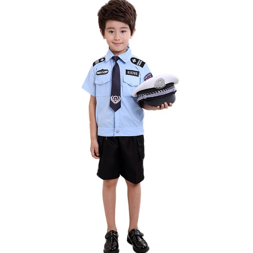 Карнавальный костюм полицейского для дорожного движения Одежда выступлений