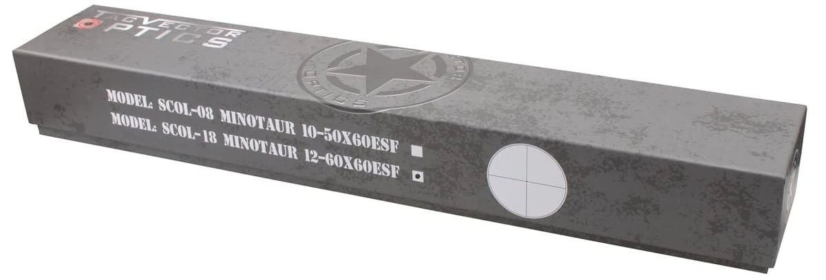 Векторная оптика Minotaur 12-60x60 Riflescope тонкая травленная сетка 1/8 MOA боковая фокусировка 30 Yds FT полевая мишень для стрельбы 4 км Дальний