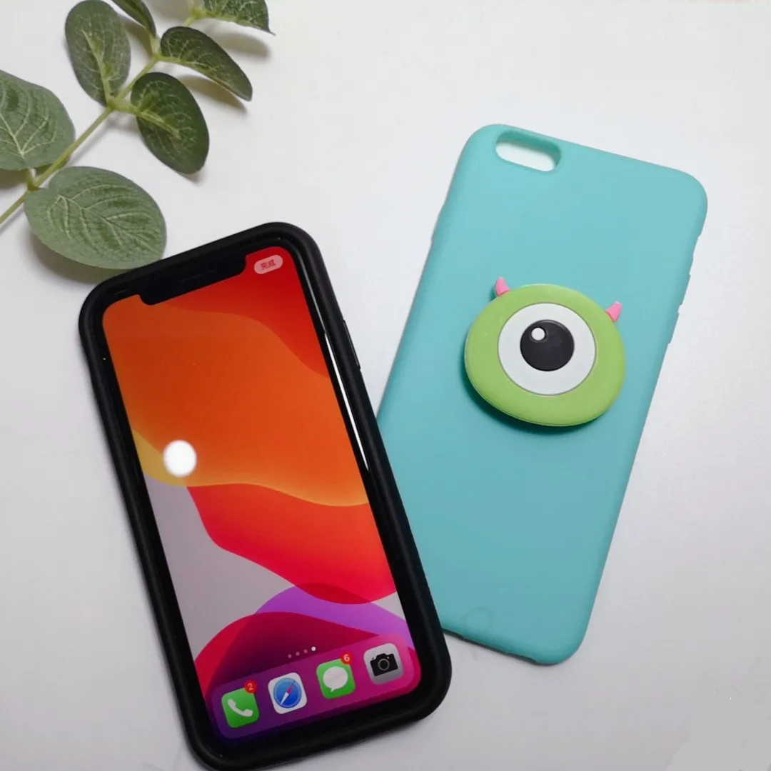 Мягкий чехол для iphone X XR XS 11 Pro Max 6S 7 8 plus с 3D мультяшной мелодией чехол-держатель