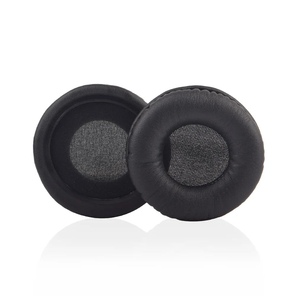 Black protein skin A 1 пара Замена пены амбушюры подушки Чехлы для JBL Tune600 T500BT T450 наушники гарнитуры 70 мм подушечки - Цвет: Black protein skin A