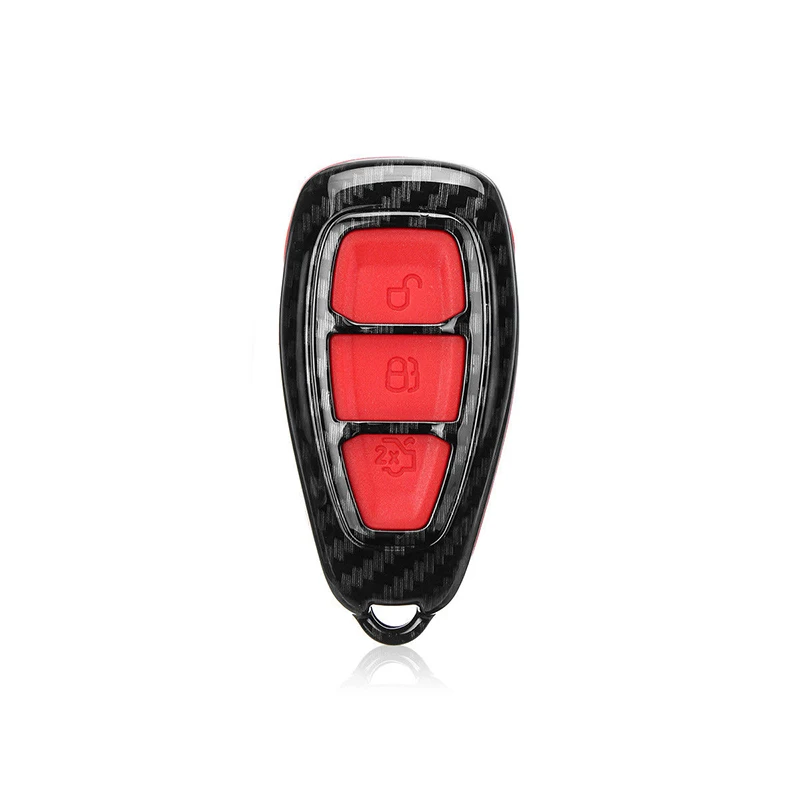 Красный дистанционный защитный чехол для Ford Focus Fiesta Kuga 3 кнопки оболочка C Max Galaxy