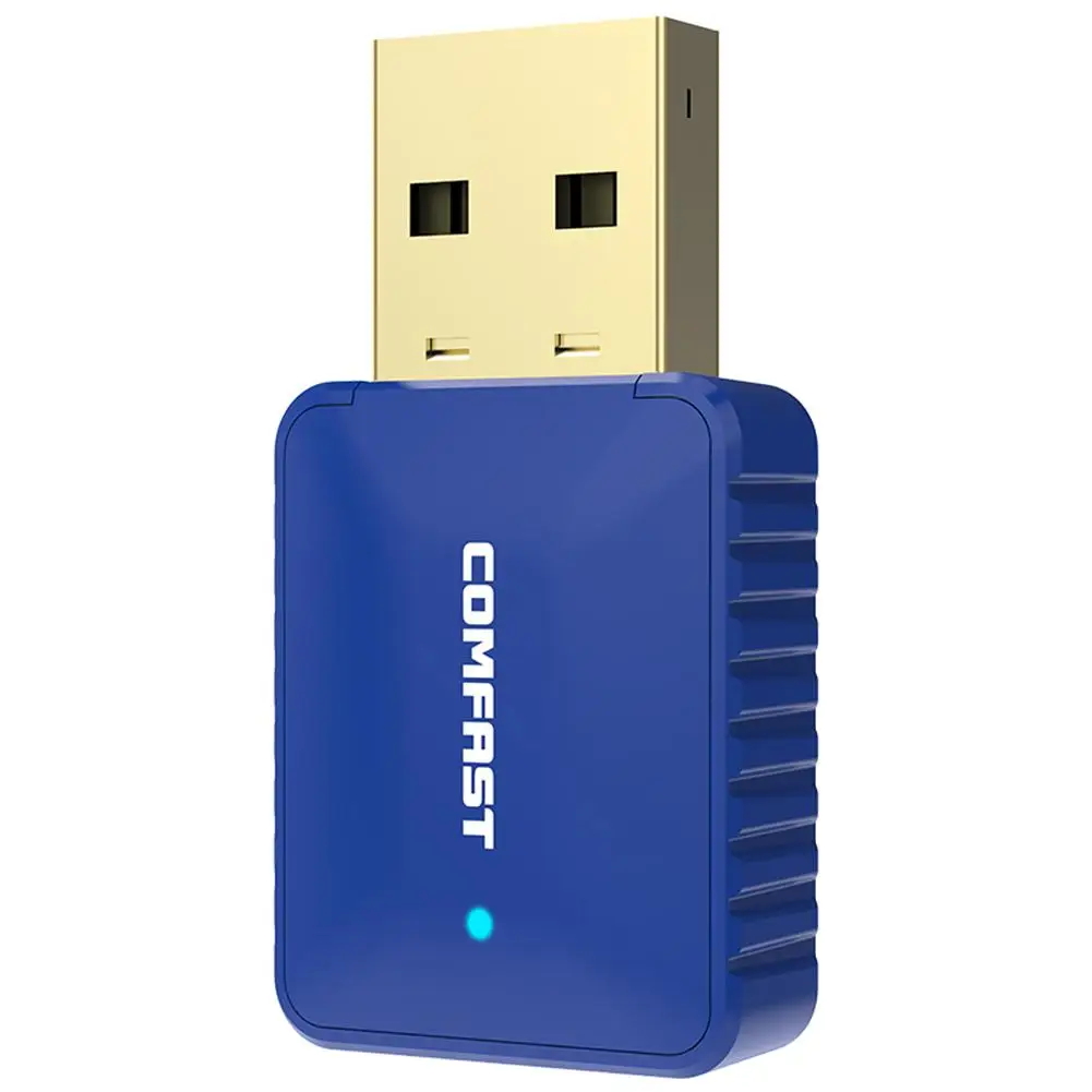

COMFAST USB WiFiAdapter Bluetooth Wireless Network Card Adapter 650M 2.4GHz 5GHz WiFi Receiver for PC Desktop Laptop