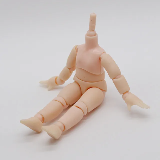 

1/12 Nude Baby Dolls Toys Moveable 15cm Mini Baby Action Figure Toys DIY Doll Ball Joint Body with Stand 2021 New Gift