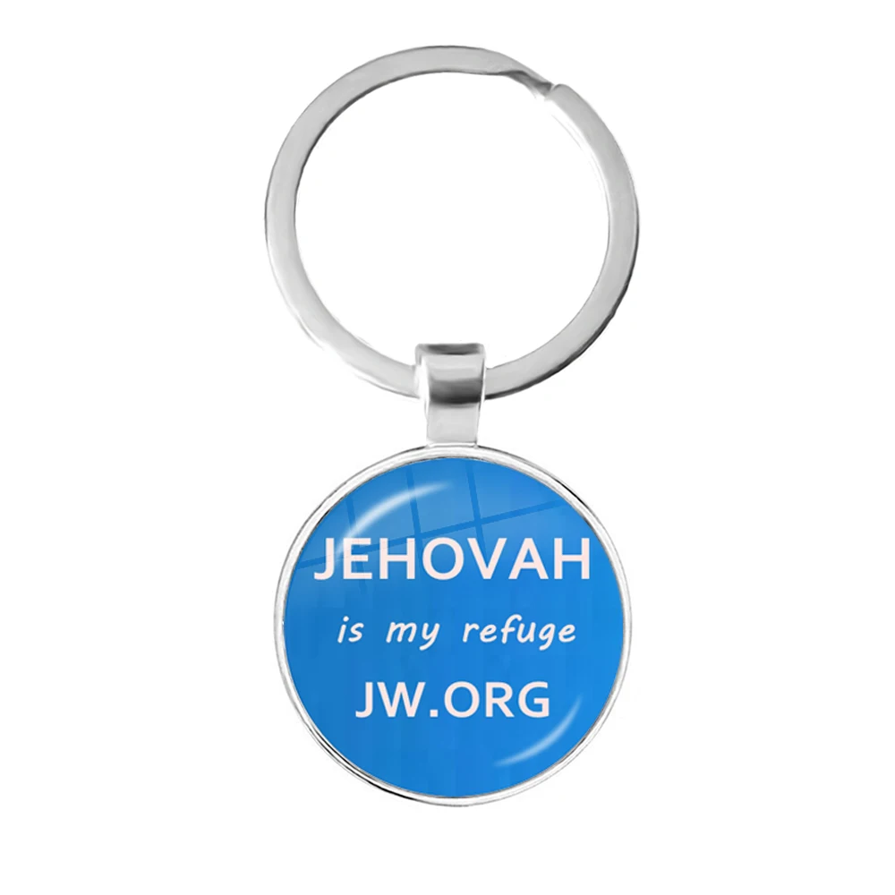 Цепочка для ключей jehowa Is My приют JW.ORG 25 мм брелок с покрытием фотоэлементами